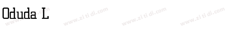 Oduda Light字体转换 Oduda Light字体转换